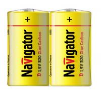 Элемент питания солевой 94 761 NBT-NS-R20-SH2 (шринка 2шт) Navigator 94761