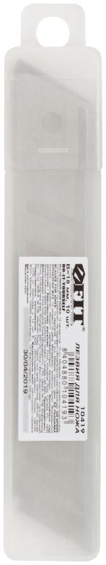 Лезвие для ножа технического 18мм 15 сегментов (уп.(уп.10шт)) FIT 10419