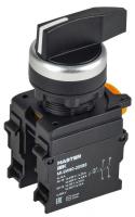 Переключатель 3 полож. 2НО длин. ручка черн. MASTER IEK MI-SW60-20XB3-4-25-3-K02