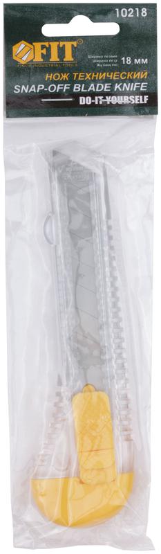 Нож технический 18мм пластик. FIT 10218