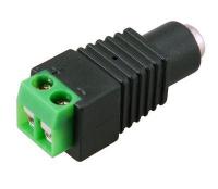 Разъем питания 2.1х5.5мм с клемм. колод. (уп.50шт) Rexant 14-0315