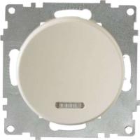 Механизм выключателя 1-кл. СП Florence 10А IP20 с подсветкой беж. 1E31701301 OneKeyElectro 2172801