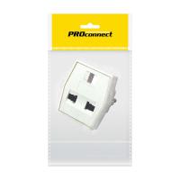 Переходник сетевой "КВАДРАТ" бел. (инд. упак.) PROCONNECT 11-1011-9