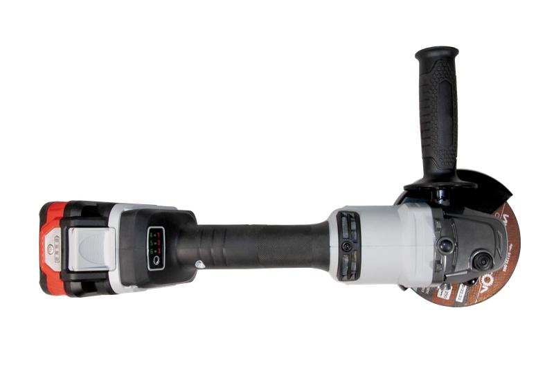 Машина шлифовальная угловая аккумуляторная бесщеточная УШМ-125/36ВМЭ 125мм АПИ 36В 2 АКБ 2.0А.ч ЗУ ИНТЕРСКОЛ 956.2.2.70