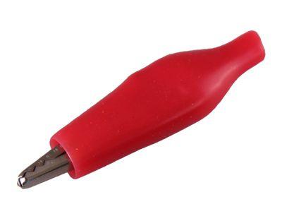 Зажим "крокодил" 5А 40мм в изоляторе (пакет Боб) (уп.2шт) Rexant 16-0001-9