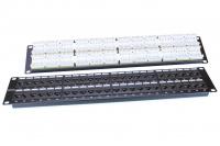Патч-панель PP3-19-48-8P8C-C5E-110D 19дюйм. 2U 48 порт. RJ45 кат. 5e Dual IDC ROHS черн. Hyperline 246100