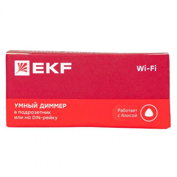 Диммер в подрозетник 1-канальный Умный Wi-Fi Connect EKF sdsh-1g-wf